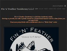 Tablet Screenshot of fftaxidermy.com